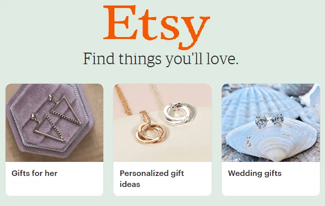 Etsy - Shop for handmade, vintage, custom, and unique gifts for everyone